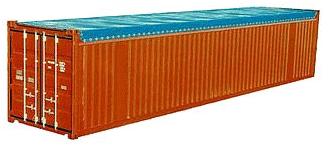 40-футовый контейнер с открытым верхом (open top) 